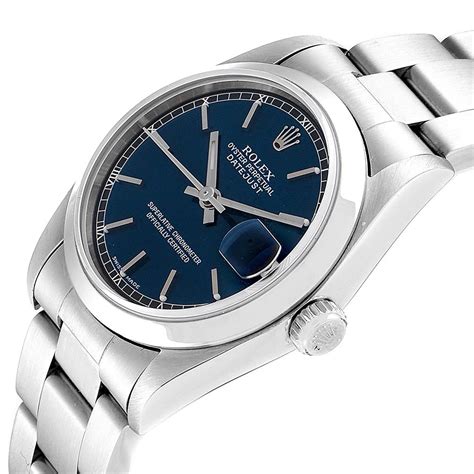 rolex lady datejust 31 bluedial|Rolex Datejust 31 price.